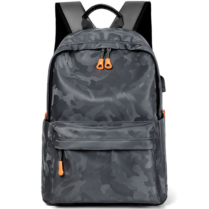 Leisure backpack with breathable mesh inserts and versatile compartments Bowlift