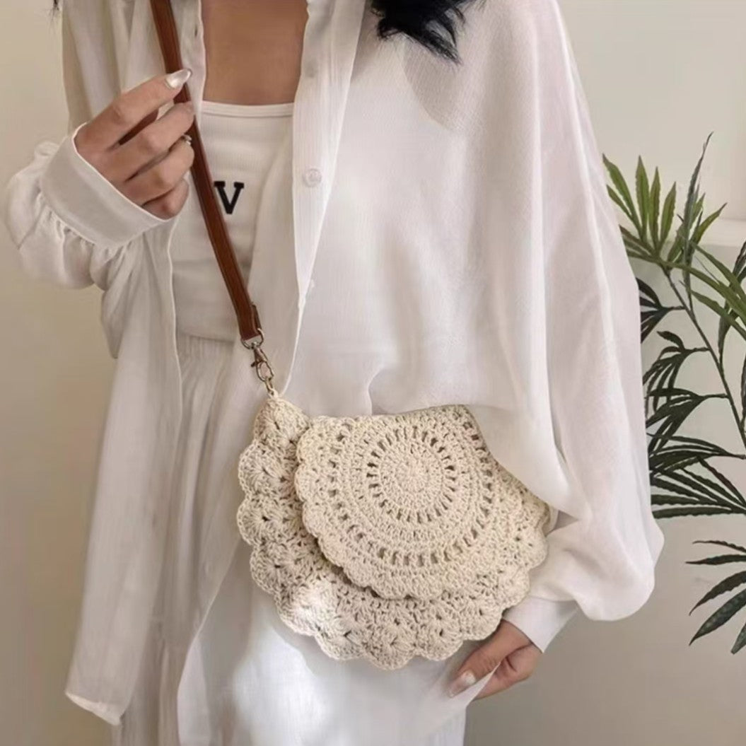 Handmade Crochet Shoulder Bag Bowlift