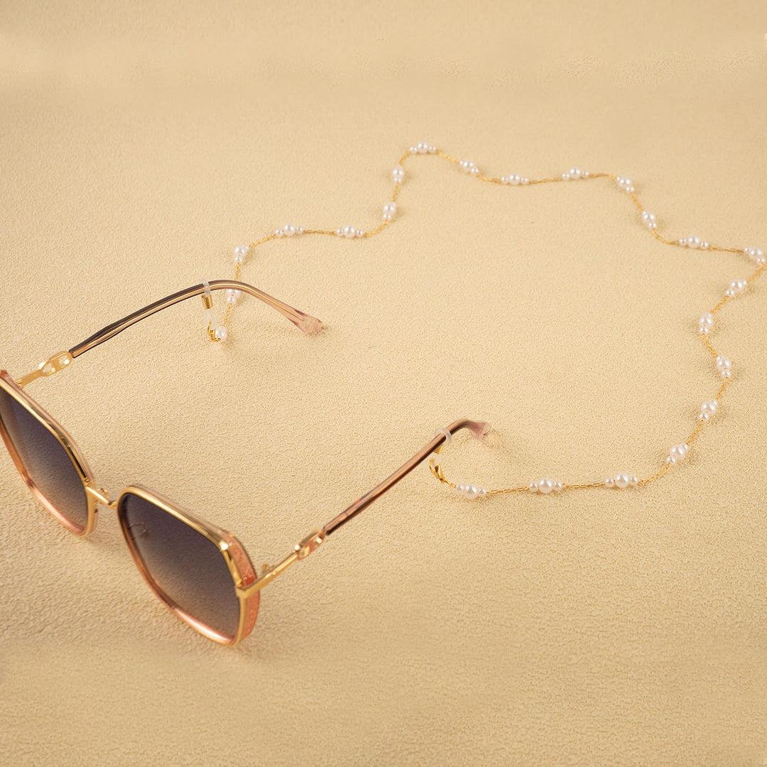 Pearl-Linked Eyewear Holder Bowlift