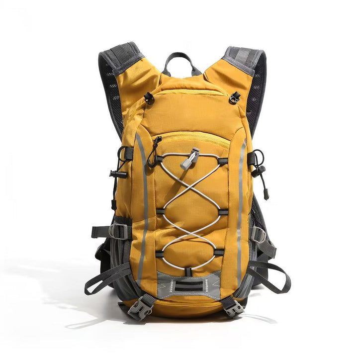 Sporty hiking backpack with ergonomic carrying system and reflective accents Bowlift
