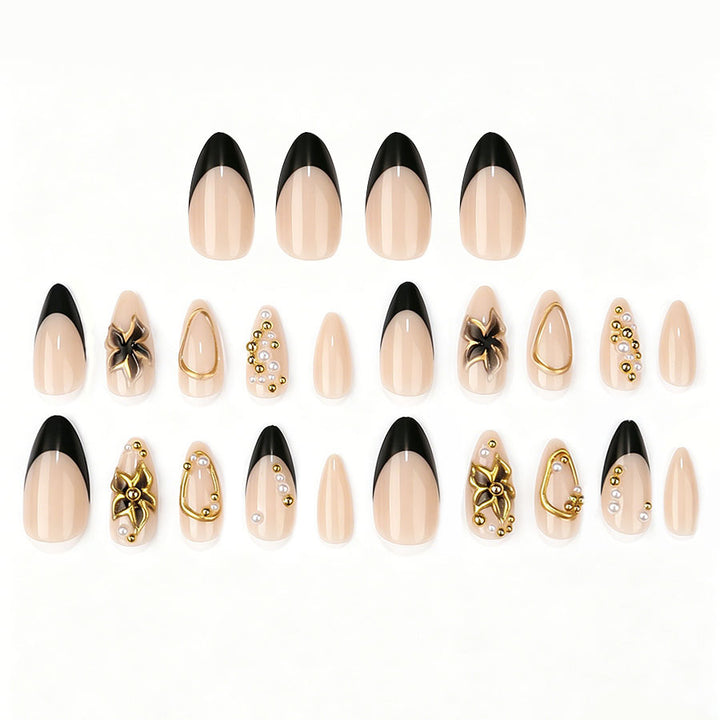 Glamorous 3D Floral Nail Design Bowlift