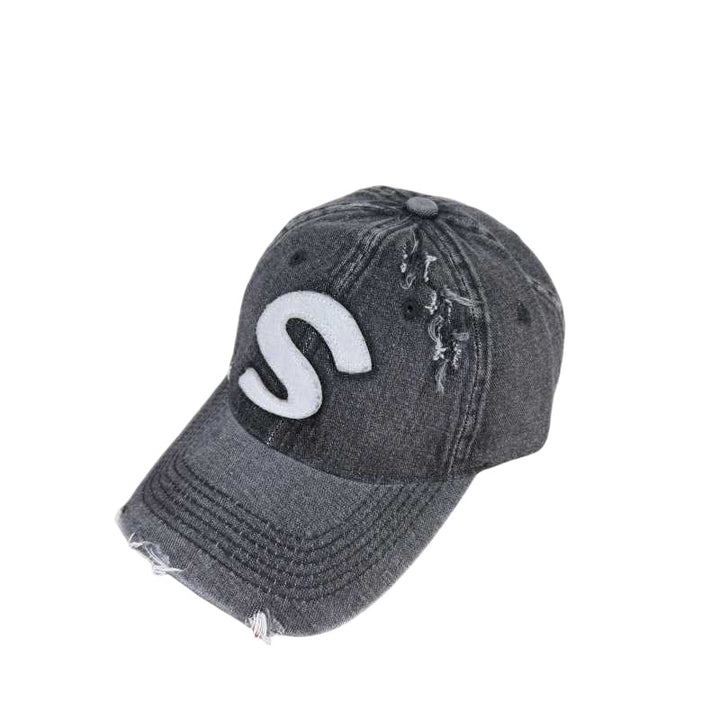 Men's Distressed Graphic Baseball Hat Bowlift