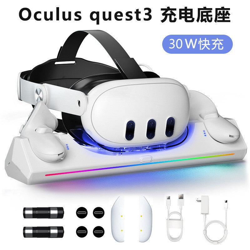 VR-Headset-Charging Station with Rgb Lighting Bowlift