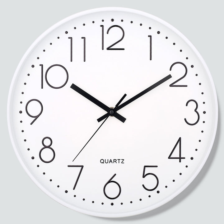 Minimalist Modern Silent Quartz Wall Clock Bowlift
