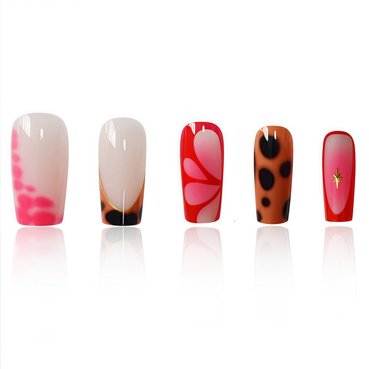 Artistic Gel Press-On Nails Bowlift