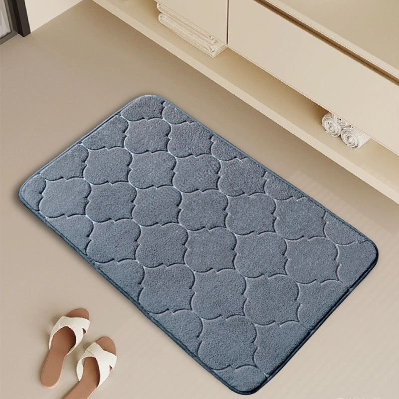 Soft Plush Memory Foam Bath Rug Bowlift