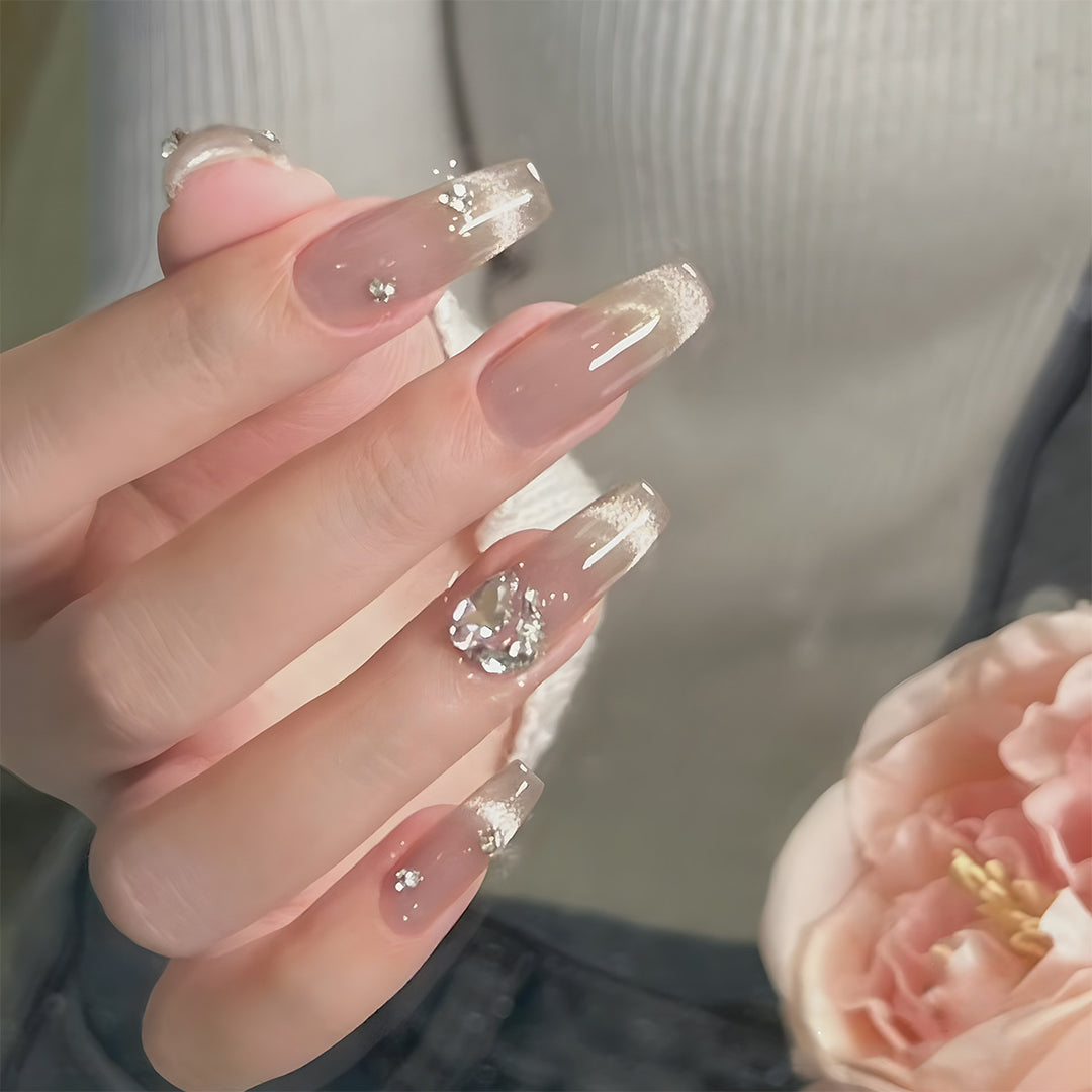 Elegant Stiletto Press-On Nail Art Set Bowlift 1788496342