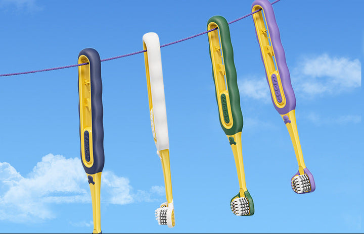 Three-Sided Toothbrush Set Bowlift