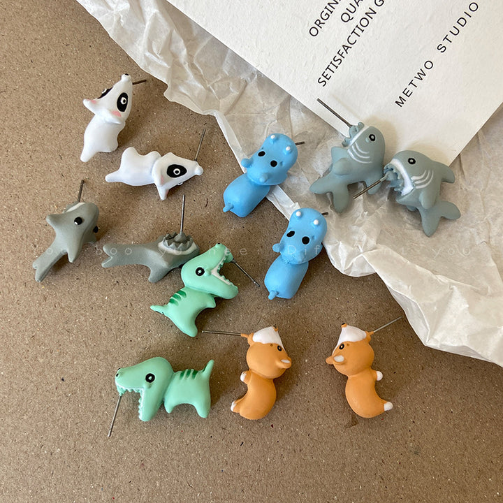 Charming Animal-Themed Stud Earrings Bowlift