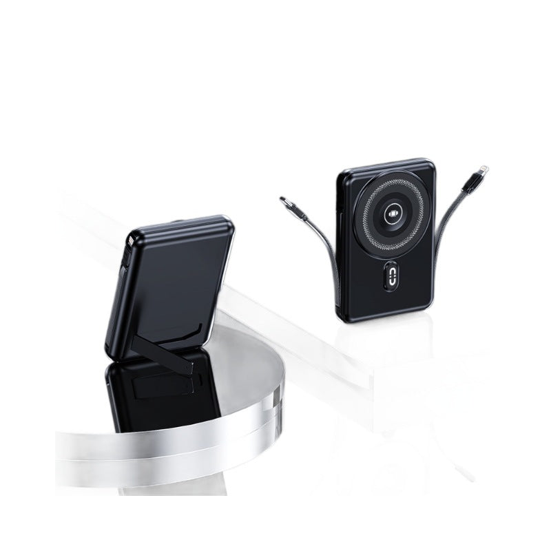 Portable Power Bank with Integrated Stand and Fast Charging Function Bowlift