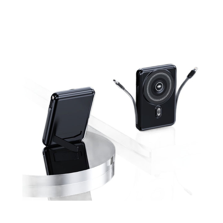 Portable Power Bank with Integrated Stand and Fast Charging Function Bowlift