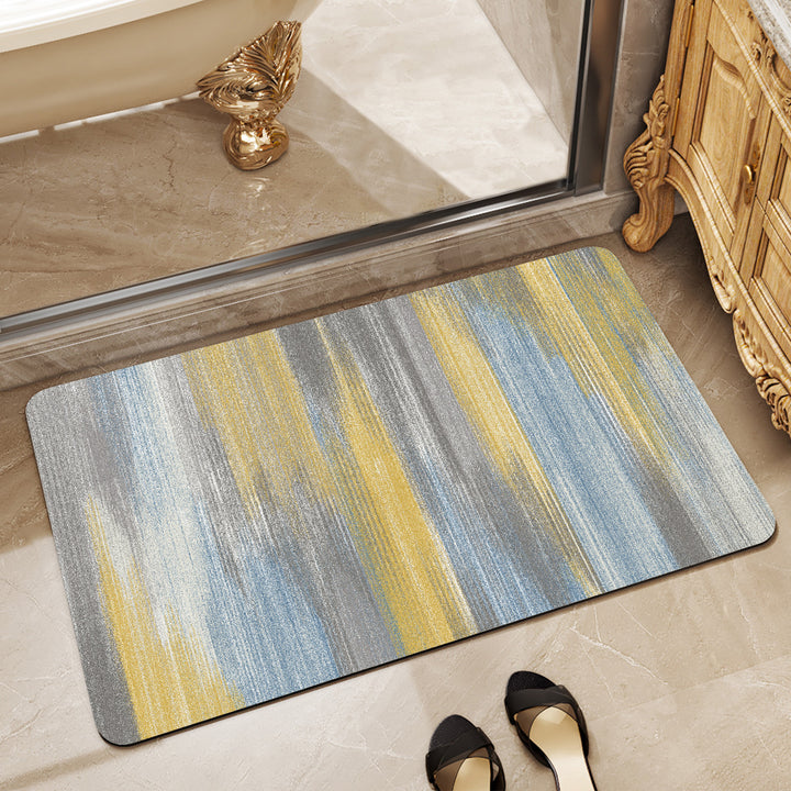 Stylish Patterned Bath Mat Bowlift