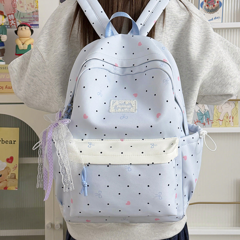 Cute Character-Printed Backpack Bowlift