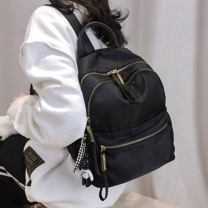 Modern Dual-Zipper Backpack Bowlift