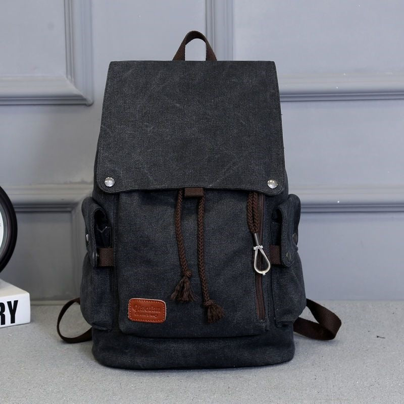 Canvas Hiking Backpack Bowlift