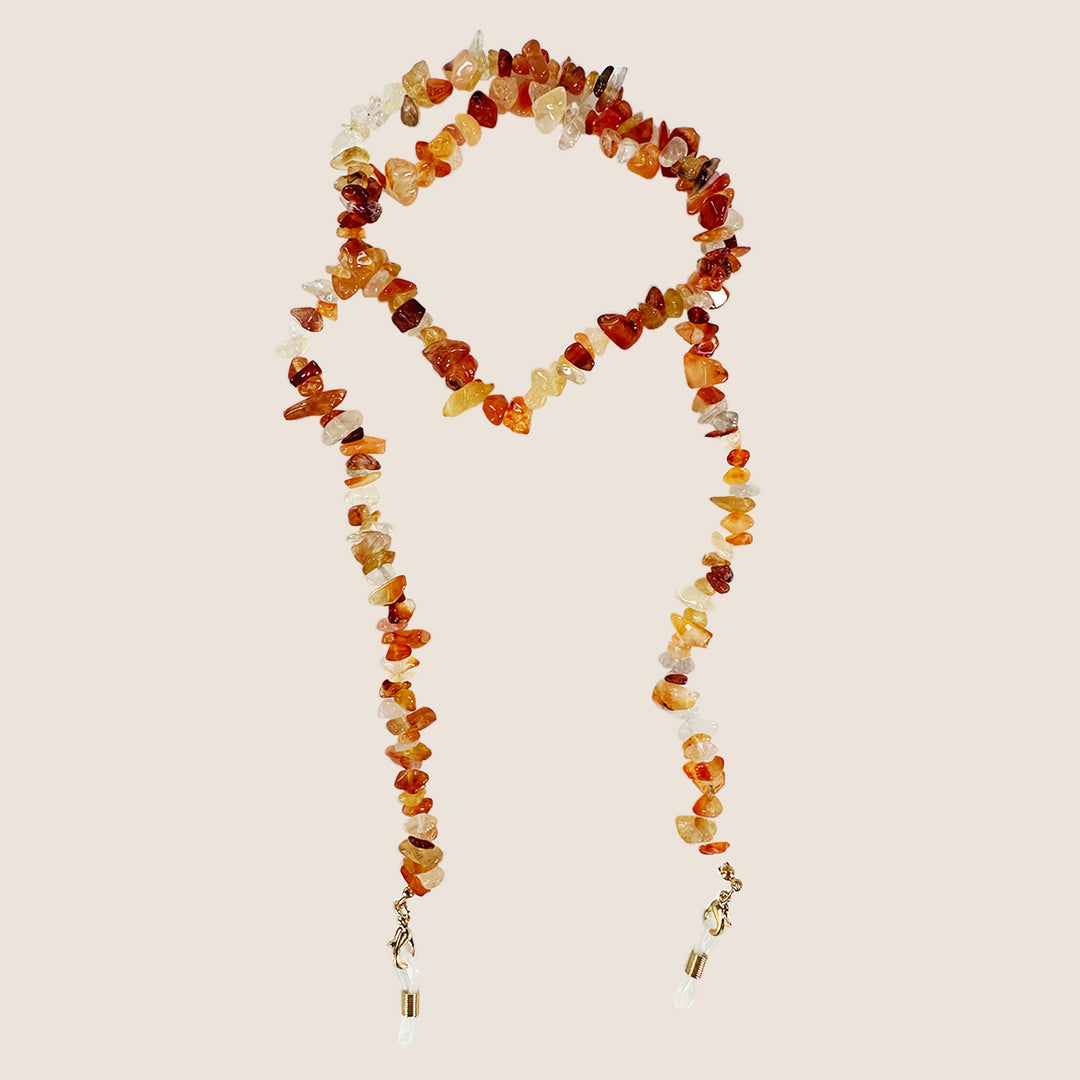 Artisan Gemstone Eyewear Chain Bowlift
