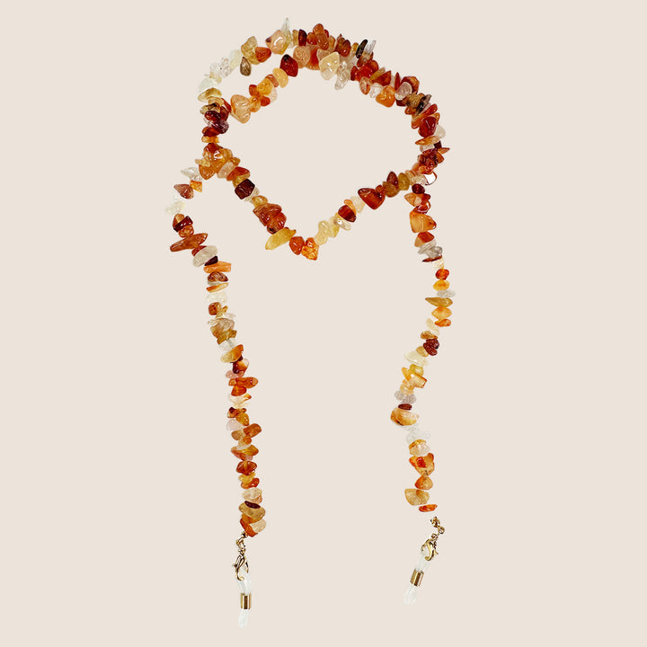 Artisan Gemstone Eyewear Chain Bowlift