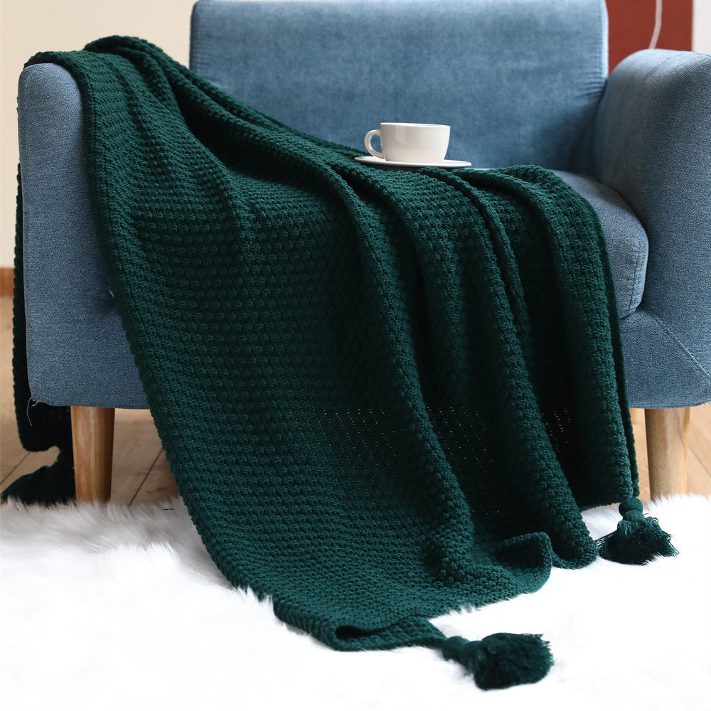 Plush Woven Decorative Throw Blanket Bowlift