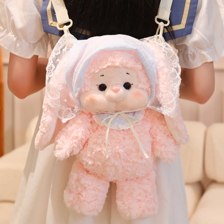 Plush Backpack in Cute Rabbit Design Bowlift