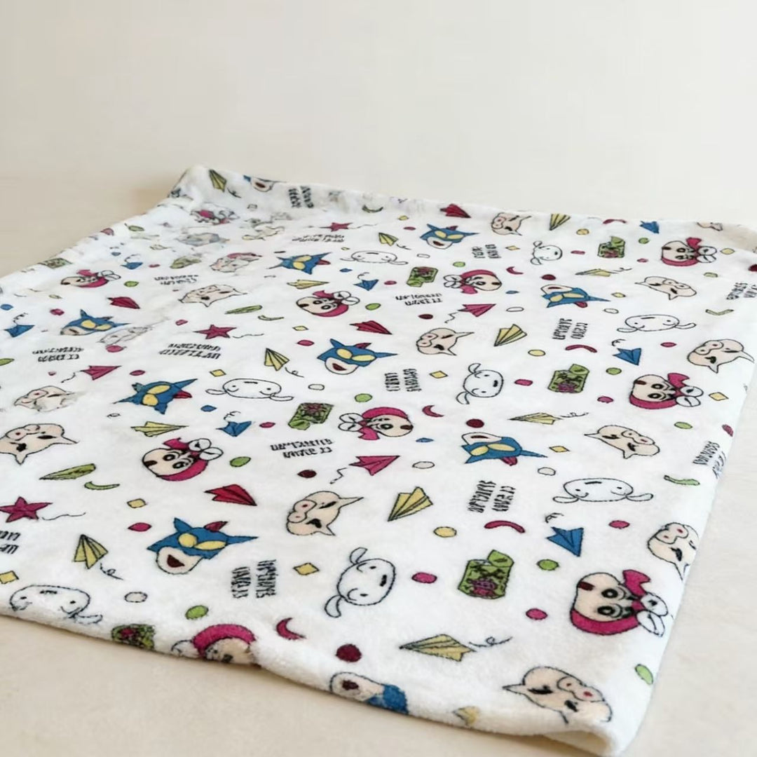 Fun Patterned Plush Throw Blanket
