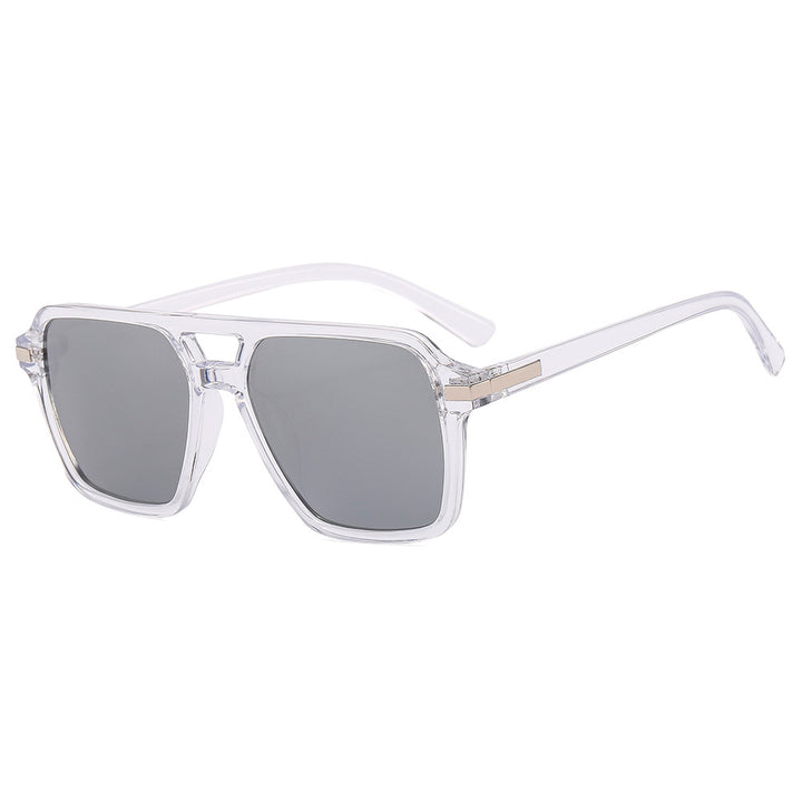 Women's fashionable square sunglasses with elegant metal finish Bowlift