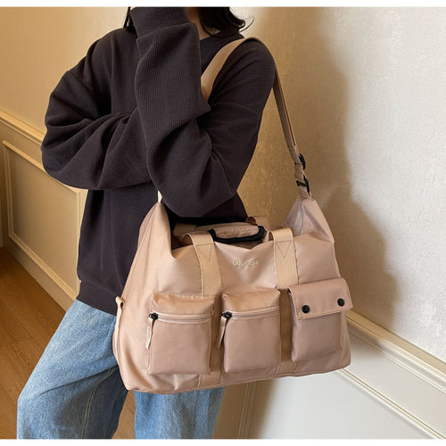 Multi-Compartment Travel Duffle Bag Bowlift