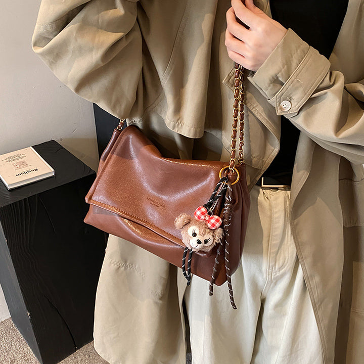 Elegant Chain-Handled Handbag Bowlift