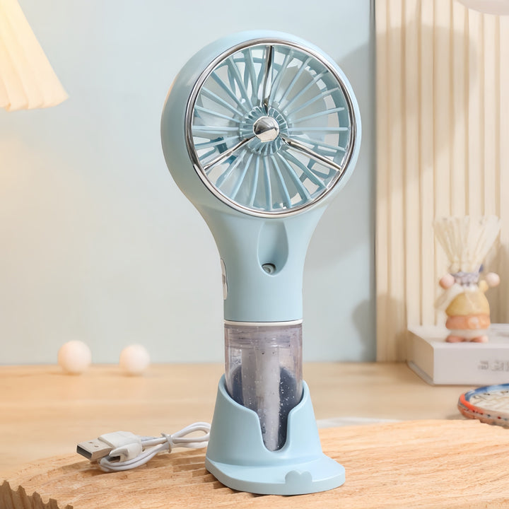 Portable Mini Fan with Integrated Cooling System Bowlift