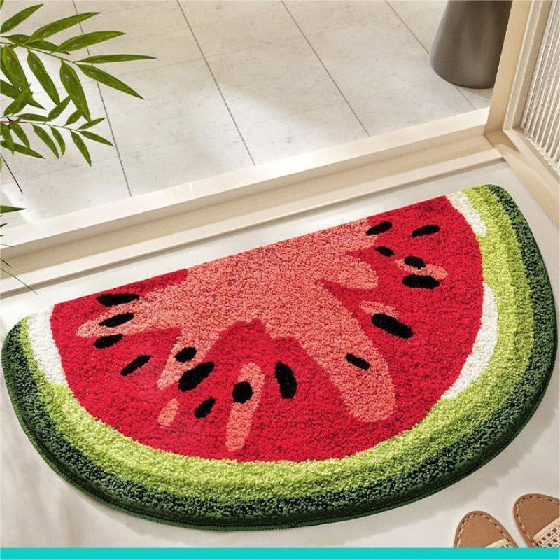 Lemon Slice Shape Bath Mat Bowlift