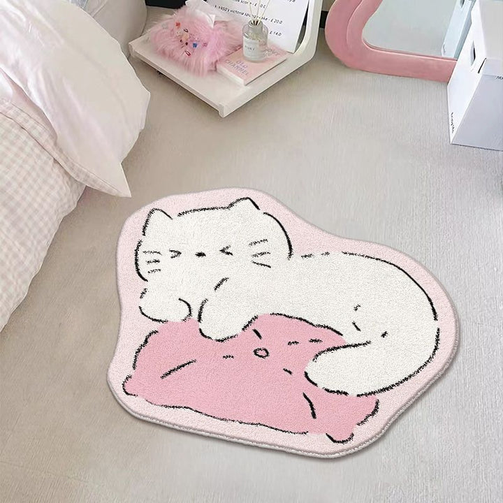 Adorable Cartoon Bear Area Rug Bowlift