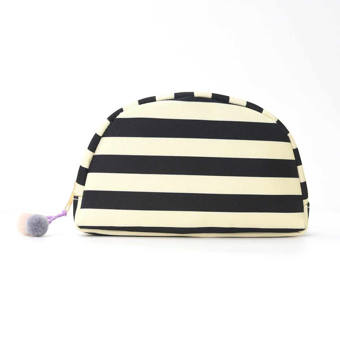 Cosmetic organizer with stylish striped pattern Bowlift