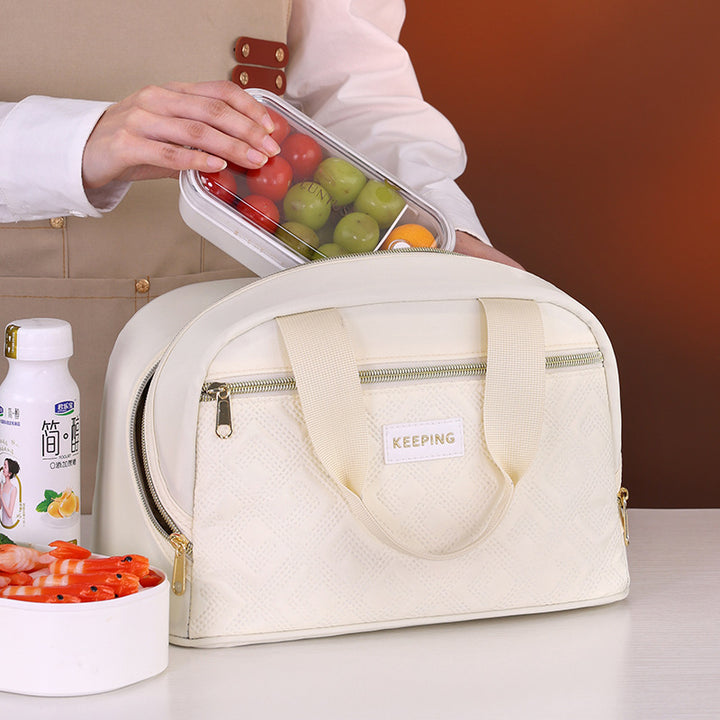 Cooler Bag With Insulating Properties And Practical Carry Handles Bowlift