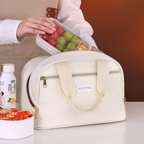 Cooler Bag With Insulating Properties And Practical Carry Handles Bowlift