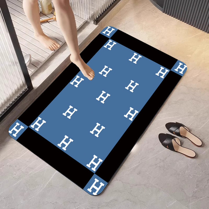 Stylish Patterned Bath Mat Bowlift