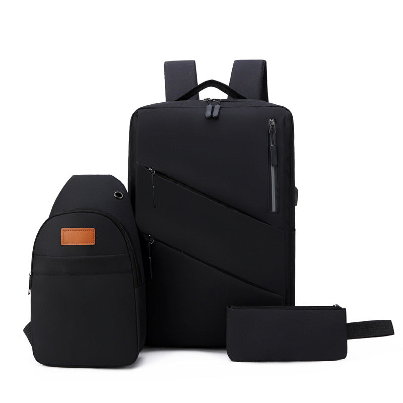 Multi-Compartment Sleek Backpack Set Bowlift