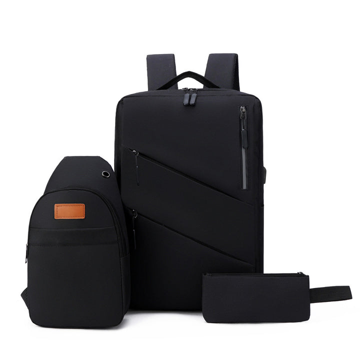 Multi-Compartment Sleek Backpack Set Bowlift