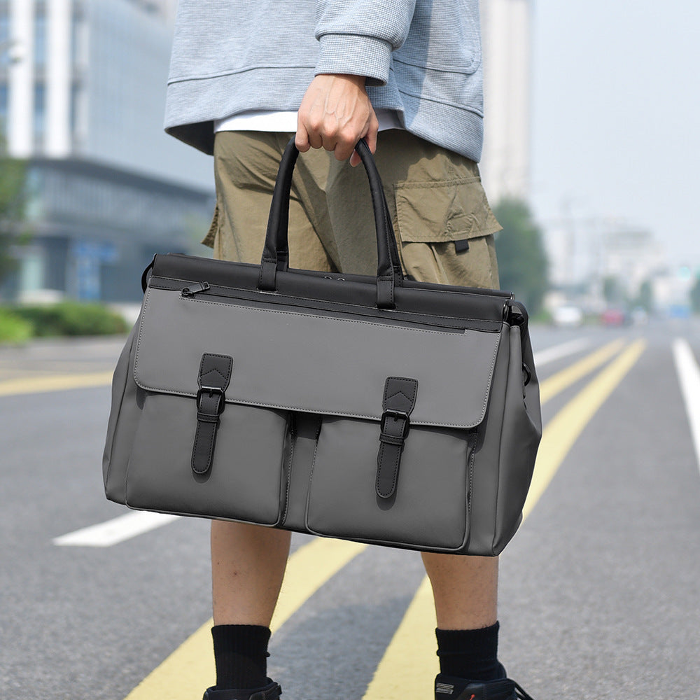 Multifunctional Business Bag with Adjustable Shoulder Strap Bowlift