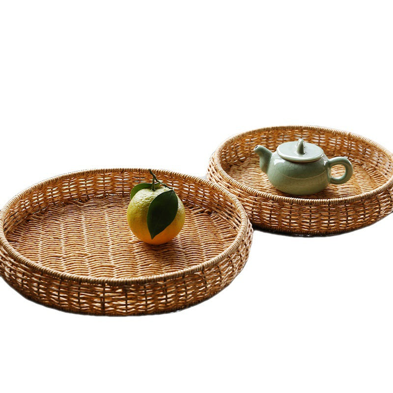 Handwoven Decorative Serving Tray Bowlift 1783754312