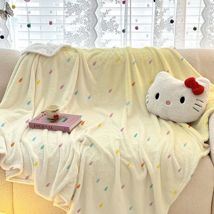 Cozy Decorative Fleece Throw Blanket
