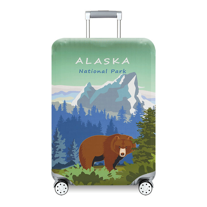 Women's Travel Suitcase with Colorful Floral Design Bowlift