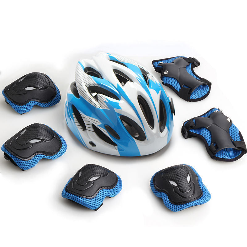 Multi-Protection Cycling Helmet and Pad Set Bowlift