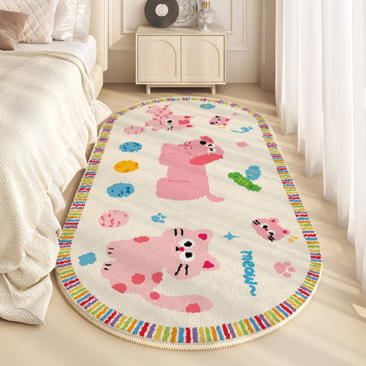 Playful Animal-Themed Area Rug Bowlift