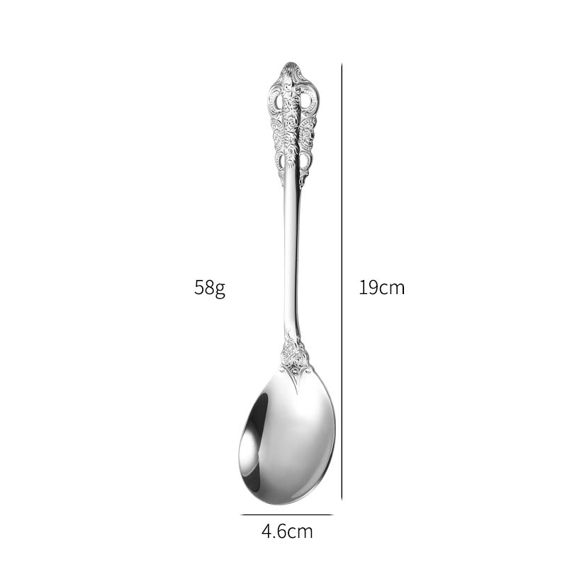 Elegant fish fork with artistic handle design Bowlift
