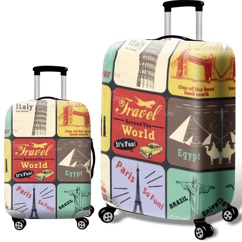 Women’s hard-shell suitcase with nostalgic London motif Bowlift
