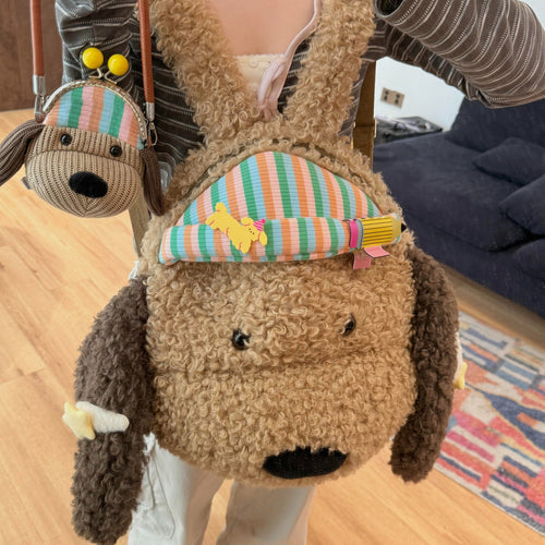 Backpack in playful animal design with ergonomic shoulder straps Bowlift