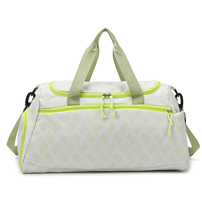 Stylish Textured Travel Duffel Bag Bowlift