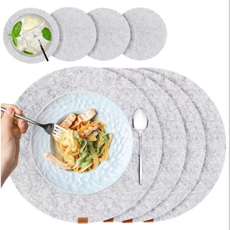 Felt Dining Placemats Set Bowlift