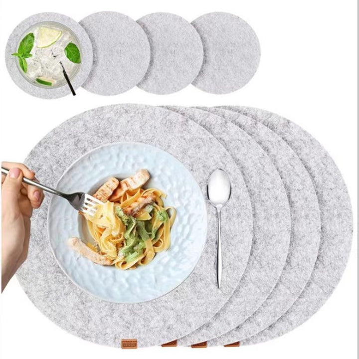 Felt Dining Placemats Set Bowlift