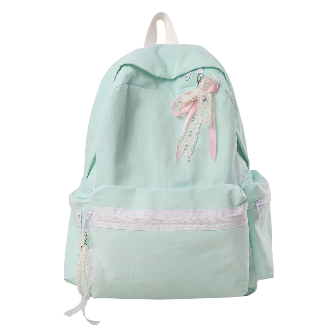 Decorative Bow-Detail Backpack Bowlift