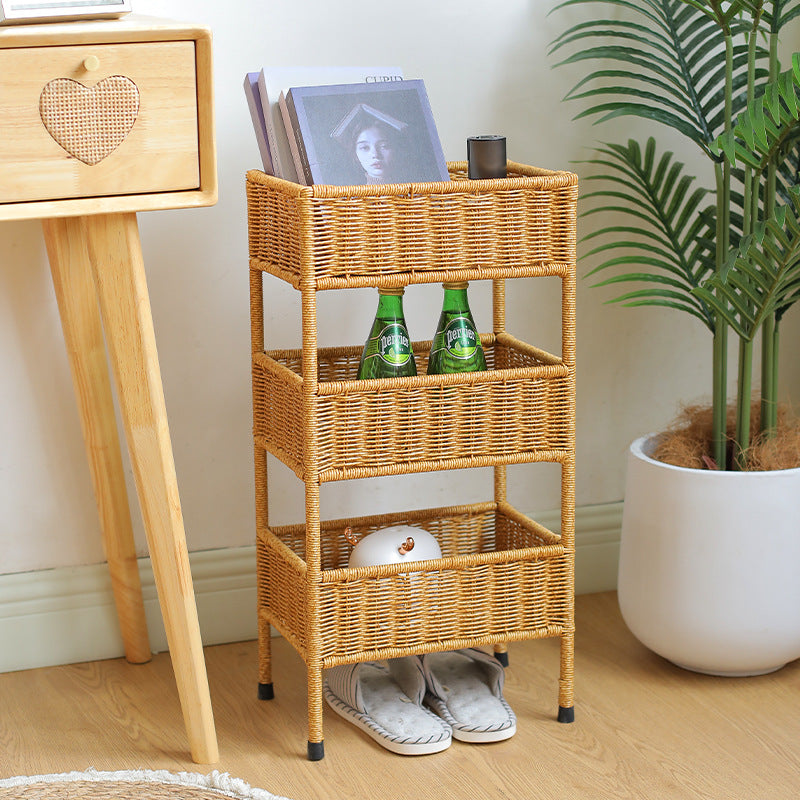 Multi-Tiered Woven Storage Rack Bowlift